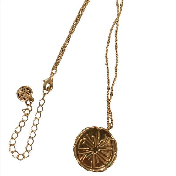 Lilly Pulitzer gold plated adjustable necklace